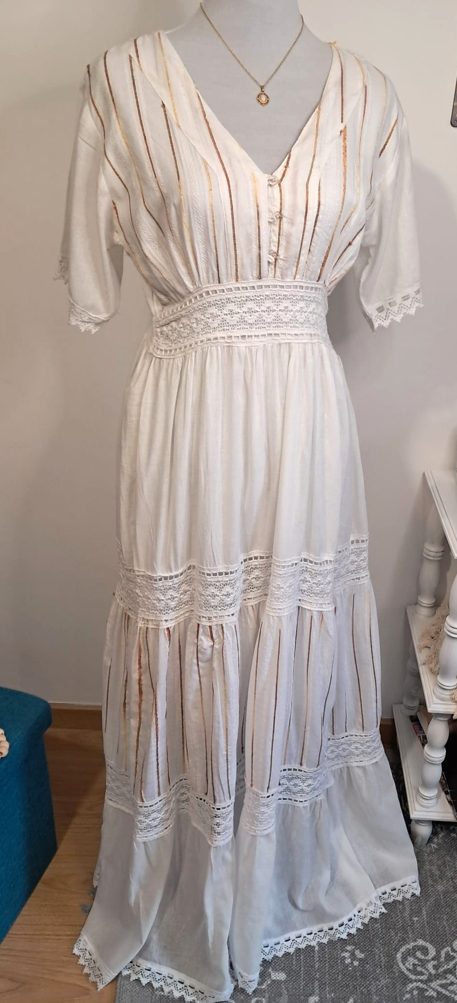 Vestido comprido Harmonia Boêmia