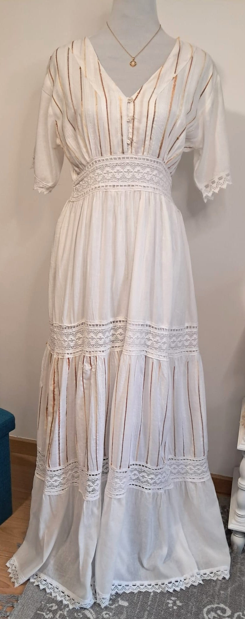 Vestido comprido Harmonia Boêmia