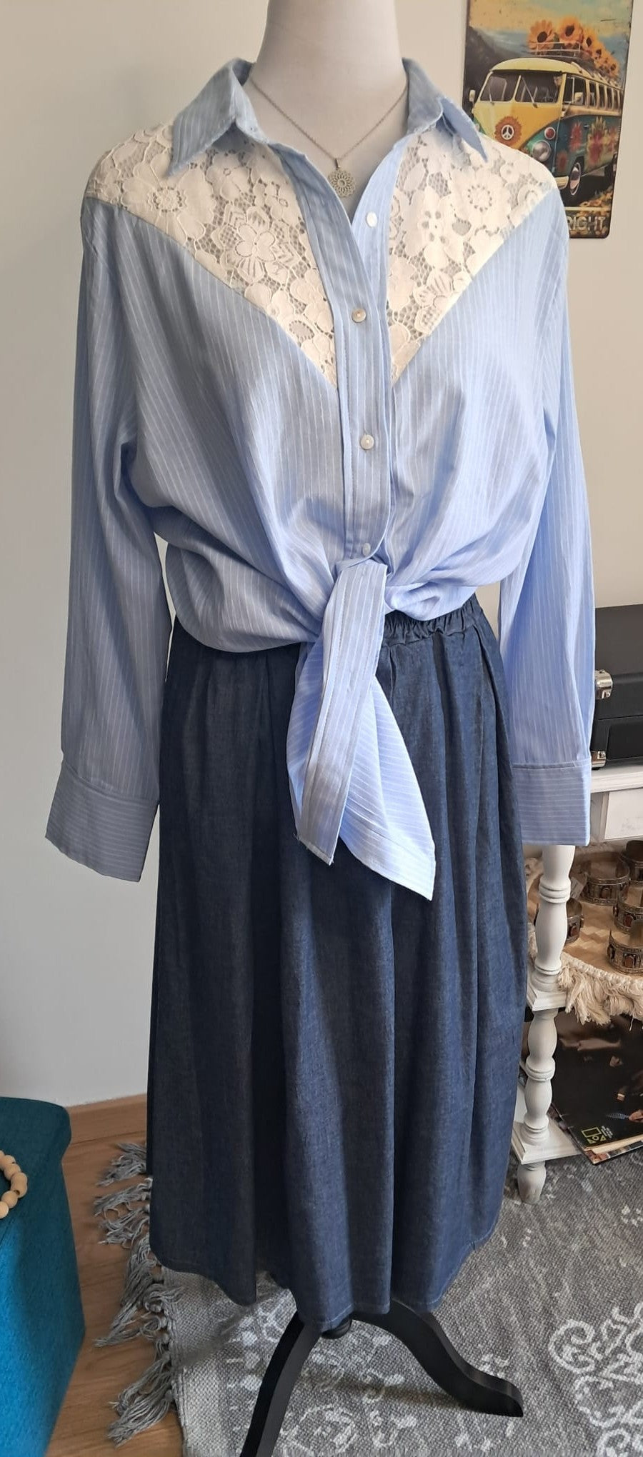 Saia Elegance jeans